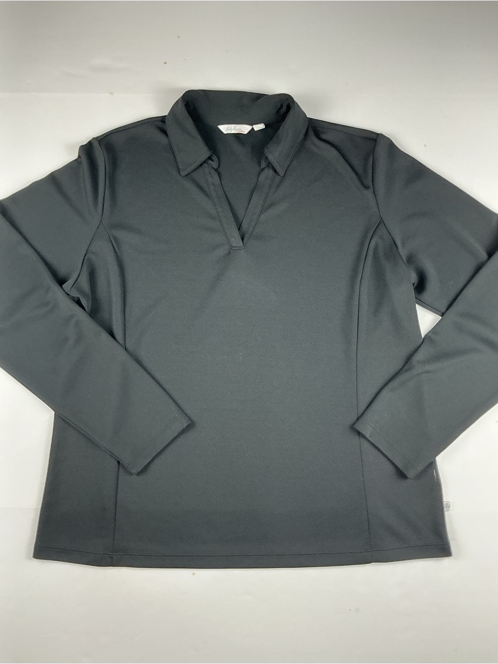 Lady Hagen Long Sleeve Polo - Black